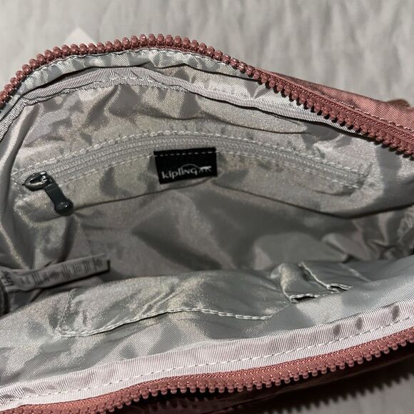 Kipling TARRY Kind Rose Pink Crossbody Fanny Pack - Picture 9 of 11